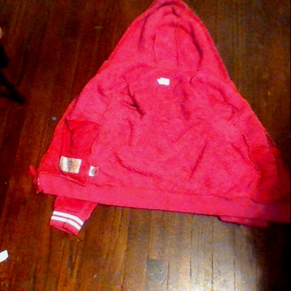 WonderNation pink zip up sweater